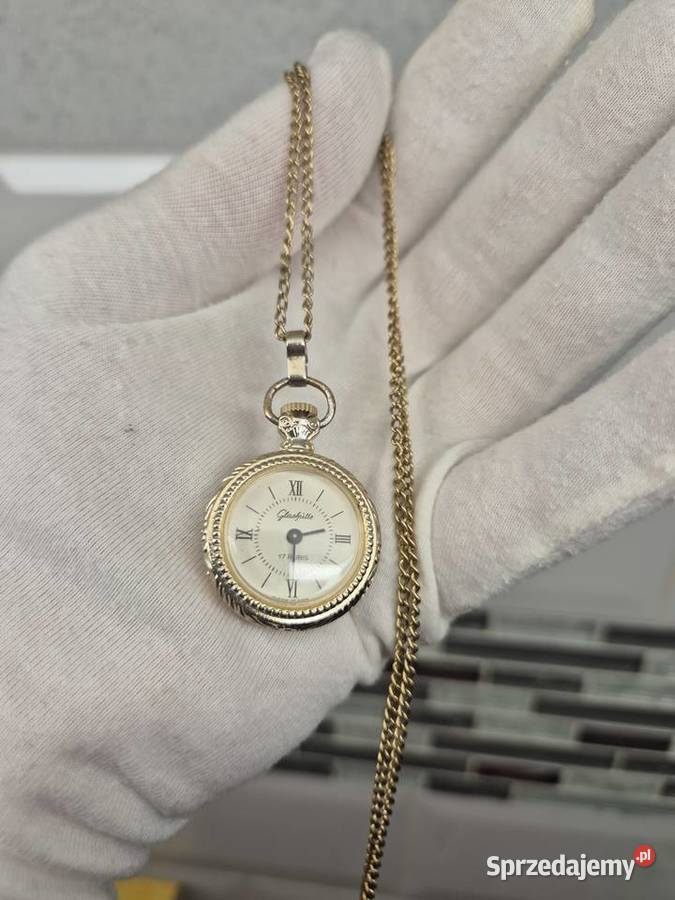 Damski zegarek naszyjnikwisiorek Glashutte Chorzów