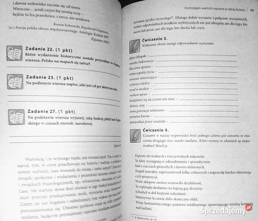 Gimnazjum powtórka Test humanistyczny Olga Mazur