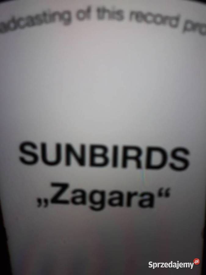 Archiwum jazz rocka SUNBIRDS Zagara 1973 płyta winylowa Rzeszów