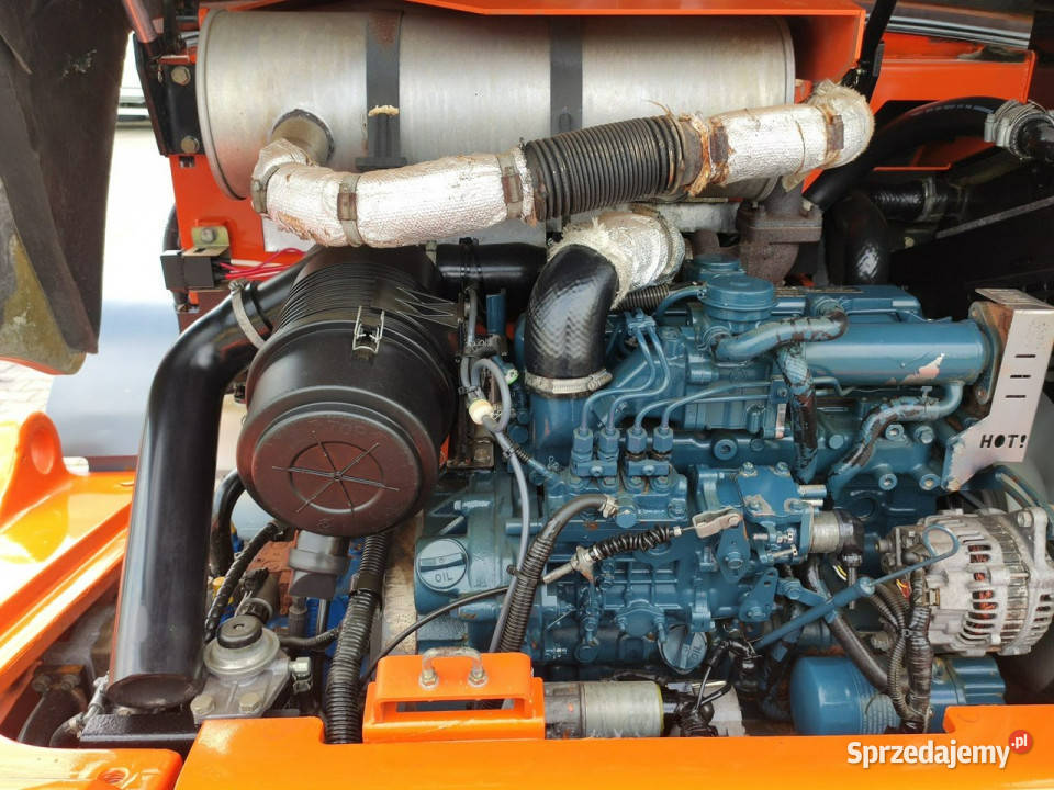 średnia kołowa Hitachi ZW75 Wheel Loader Koparko ładowarki Widełki