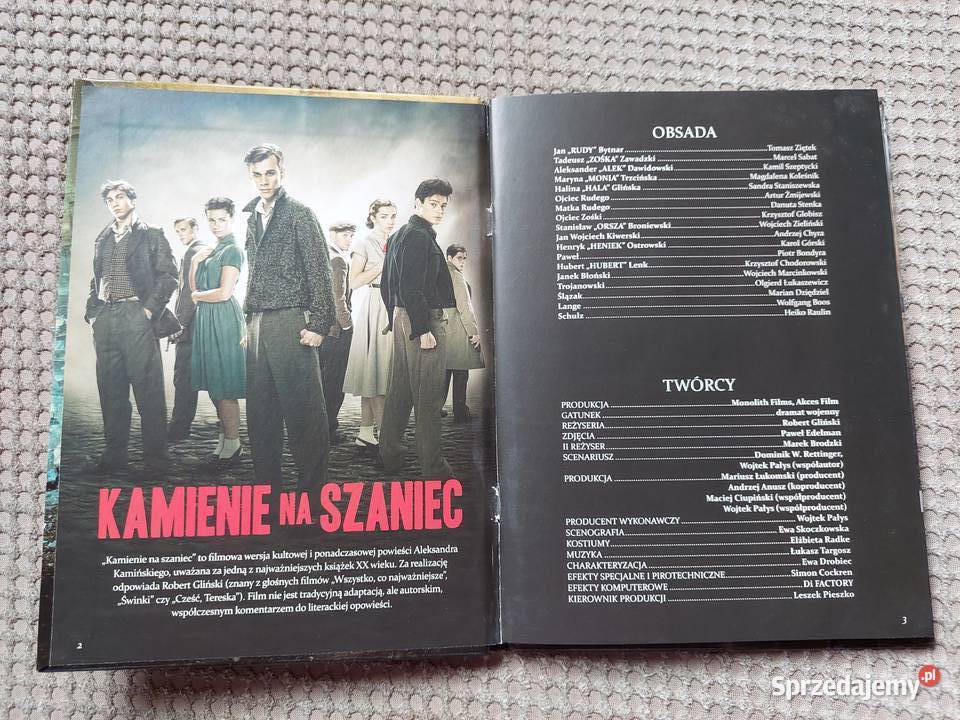 Kamienie na szaniec film Roberta Glińskiego Kraków sprzedam