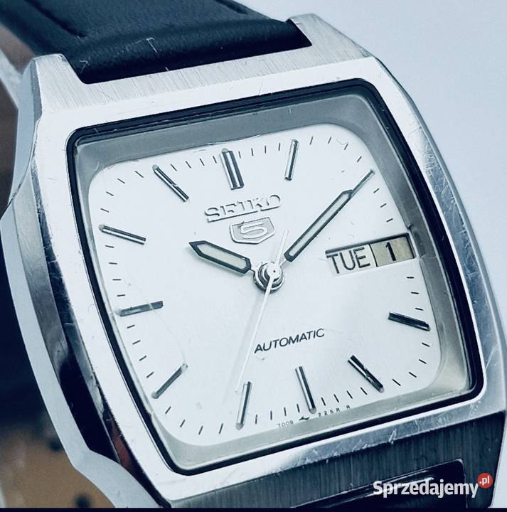 STALOWY MĘSKI NARĘCZNY ZEGAREK SEIKO 5 AUTOMATIC kujawsko-pomorskie