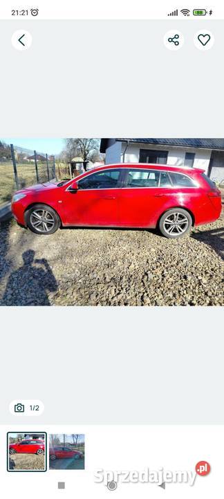 Opel Insignia kombi 20 diesel 163 z 2013 roku małopolskie Brzeszcze