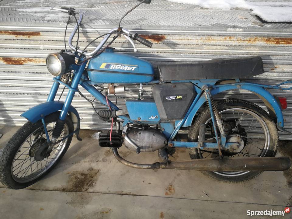 Romet Ogar 200 niebieski dolnośląskie Kłodzko