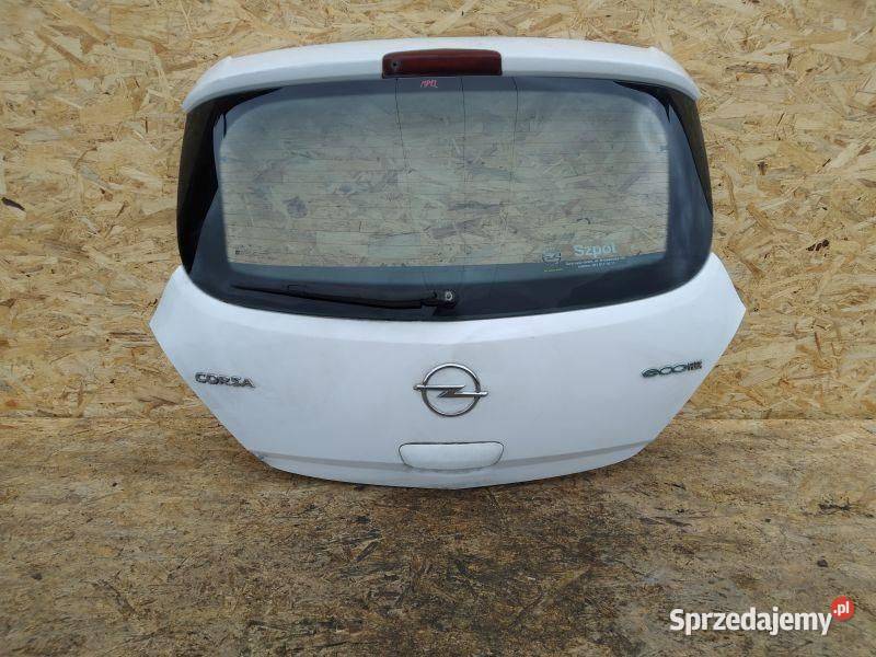 TYLNA KLAPA TYŁ POKRYWA BABAŻNIKA TYŁ SZYBA OPEL osobowe Rudziniec sprzedam