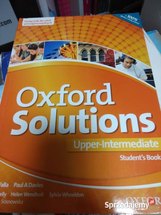 Oxford solutions upper studentbook szkolne Warszawa