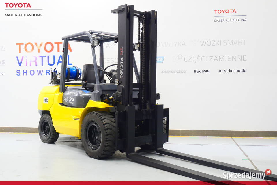 Toyota 02-7FGA50 wózek widłowy LPG 5 ton Gwarancja TOYOTA!