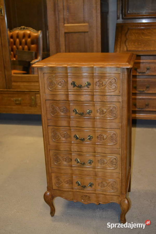 komoda szyfonierka ludwikowska dąb Będzin sprzedam