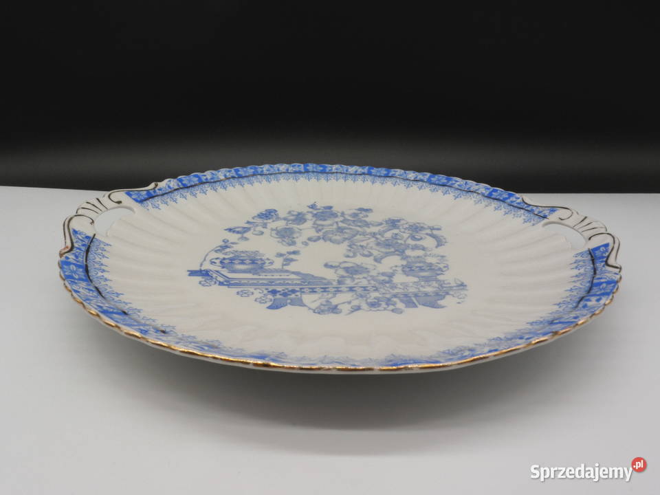Patera Talerz do ciasta CHINA BLAU BAVARIA Antyk Raszków