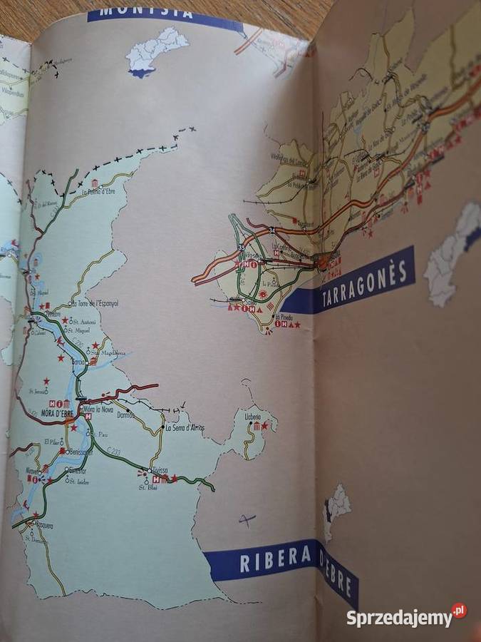 Mapa turystyczna Costa Daurada Mapy i przewodniki