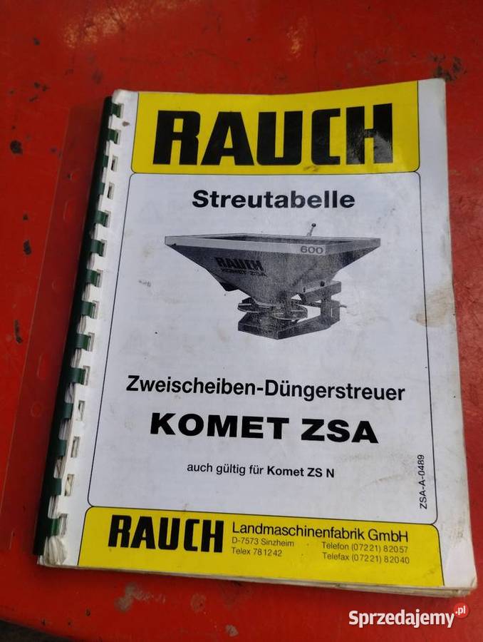 Siewnik do nawozów Rauch ZSA Miechów-Charsznica