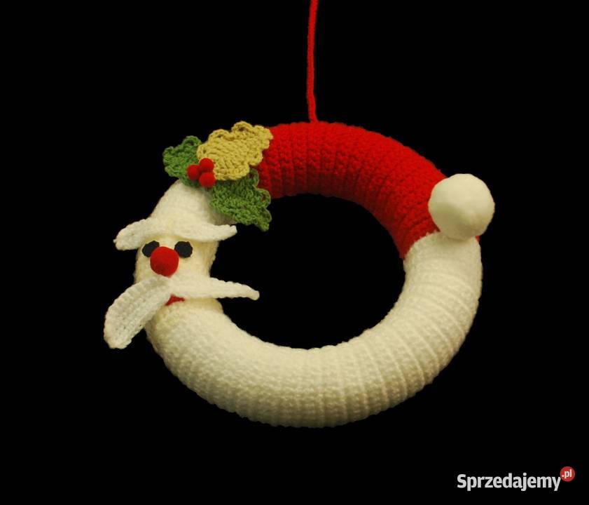 Zawieszka wianek ozdoba na okno szydełkowa 22 opolskie Kluczbork