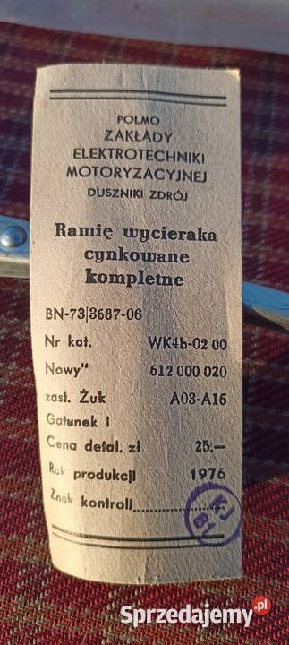 Żuk ramę wycieraczki warszawa