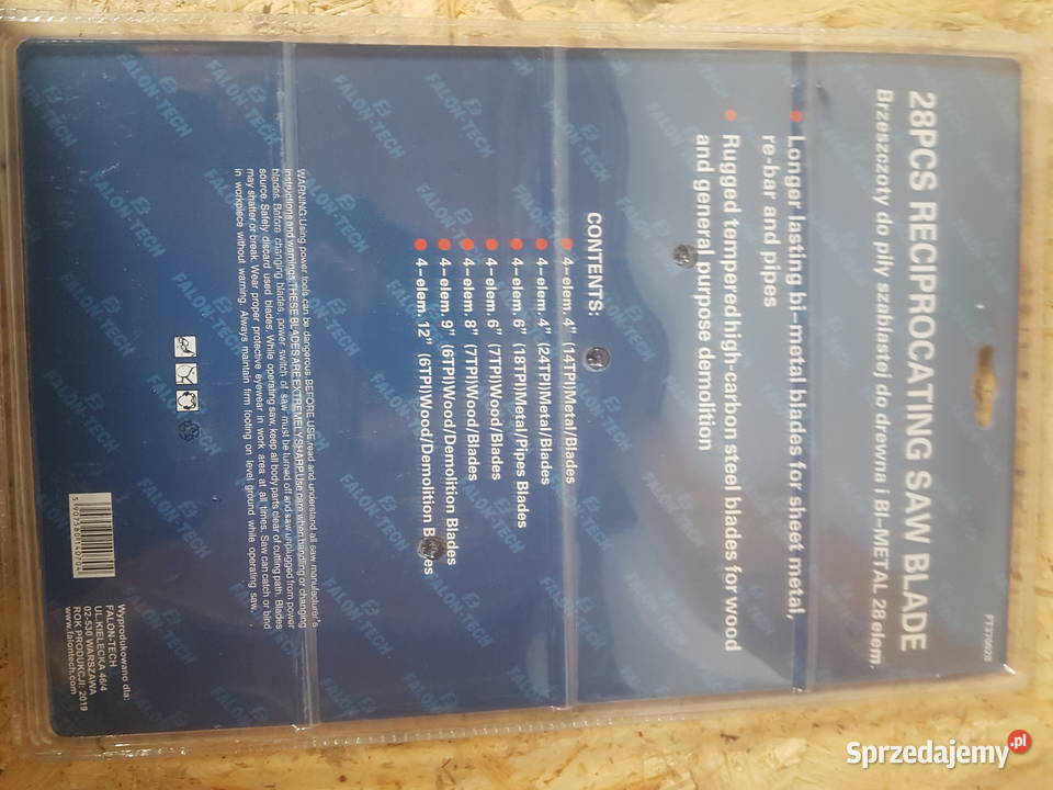 BRZESZCZOTY DO PIŁY SZABLASTEJ ZESTAW 28 sprzedam