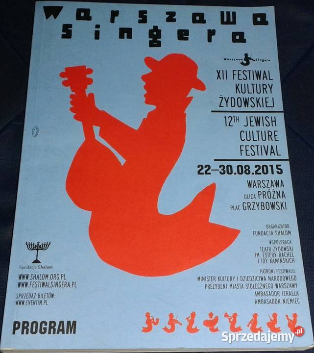 Warszawa Singera 12 Festiwal Kultury Żydowskiej