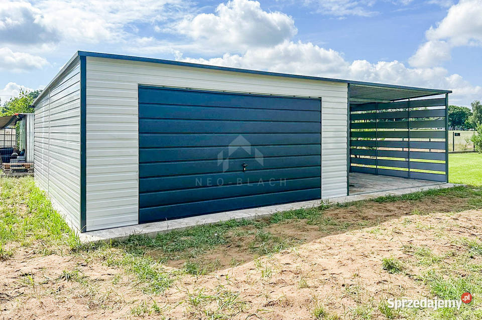Garaż Blaszany 45x6m Wiata 4m Brama Uchylna 509zł/m2 Międzyrzec Podlaski