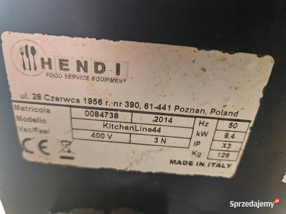 Piec do pizzy 2komorowy elektryczny Hendi Gastronomia śląskie Góra sprzedam