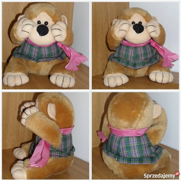 ŚLICZNA PLUSZOWA MAŁPKA Łódź
