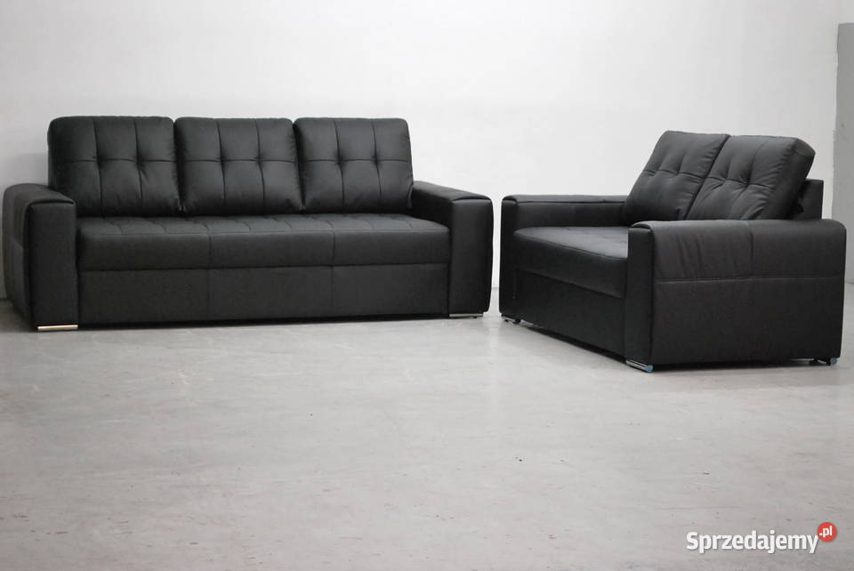 RIW KOMPLET 32 sofy kanapy zestaw SKÓRA 6605 214cm Poznań