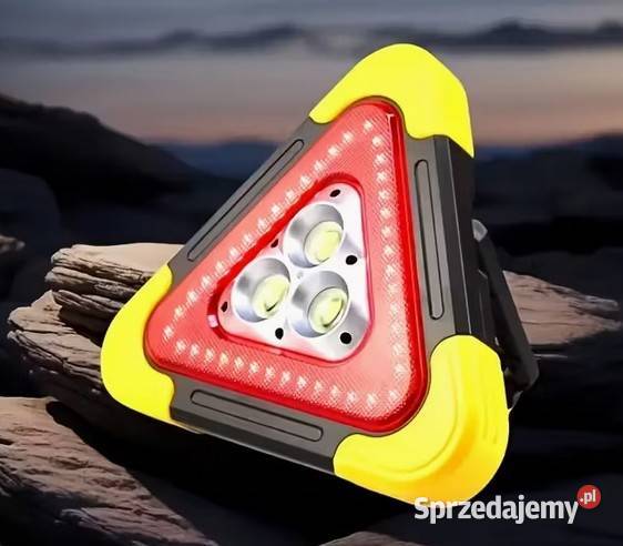 Trójkąt awaryjny LED niezbędny do samochodu Warszawa