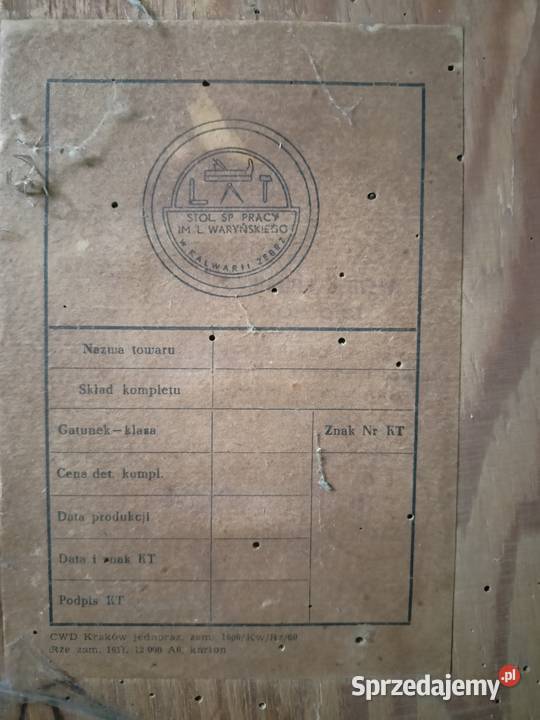 Komplet mebli lata 50 szafaszafki nocnetoaletka Sulisławice