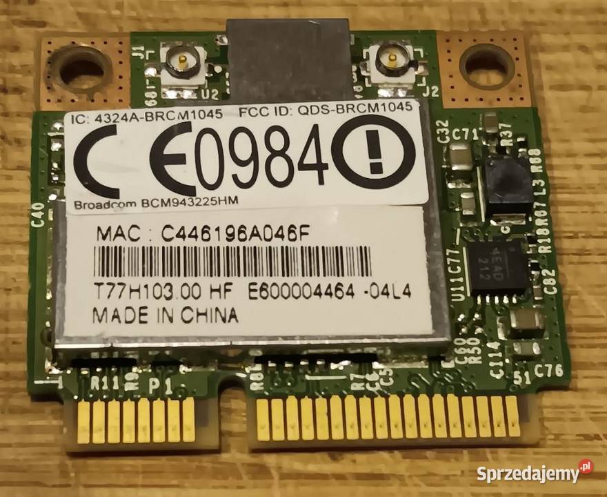 Acer Aspire 5741G Karta WiFi Opole