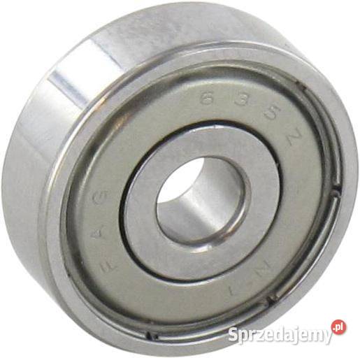 Łożysko kulkowe zwykłe 5x19x6 mm INAFAG 635ZZ Do maszyn uprawowych Kamionna