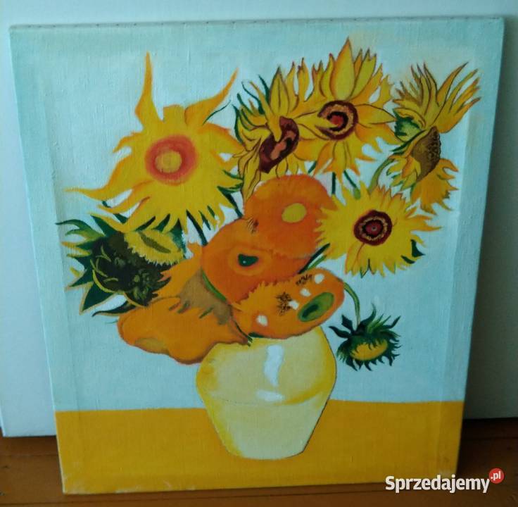 Obraz Olejny Słoneczniki Van Gogh Nie Fotokopia Gliwice