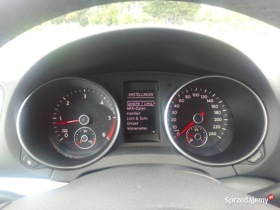 Volkswagen Golf 16tdi bluemotion technology światła przeciwmgielne Golf Nowa Ciświca