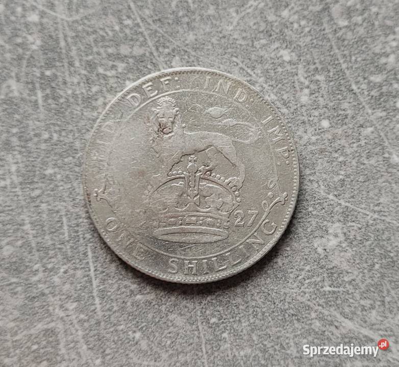 171 ANGLIA srebro 1 Shilling 1927 r Jerzy V