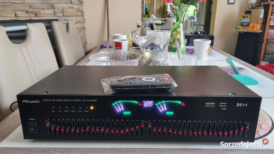 Korektor 40 pasm 2x20Band Bluetooth USB EQ 666BT łódzkie