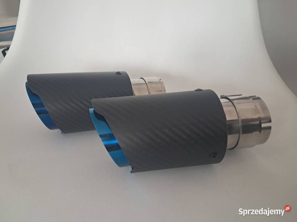 2 nowe metalowe końcówki wydechu średnica dolotu Sandomierz