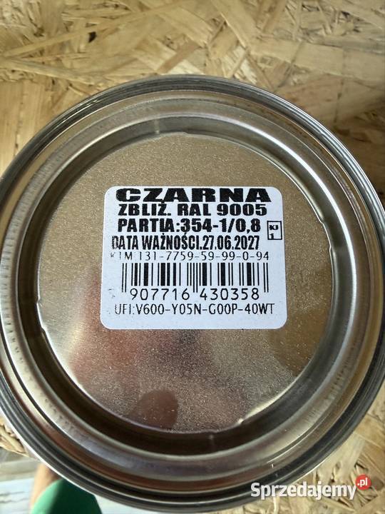 Farba czarna mazowieckie