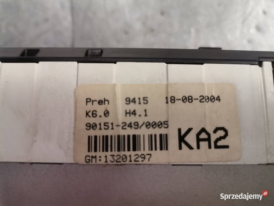 OPEL ASTRA H PANEL NAWIEWU KLIMATYZACJI 13201297 Nowy Sącz