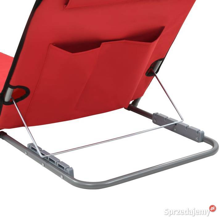 vidaXL Składane maty plażowe 2 stal i tkanina Pozostałe Warszawa