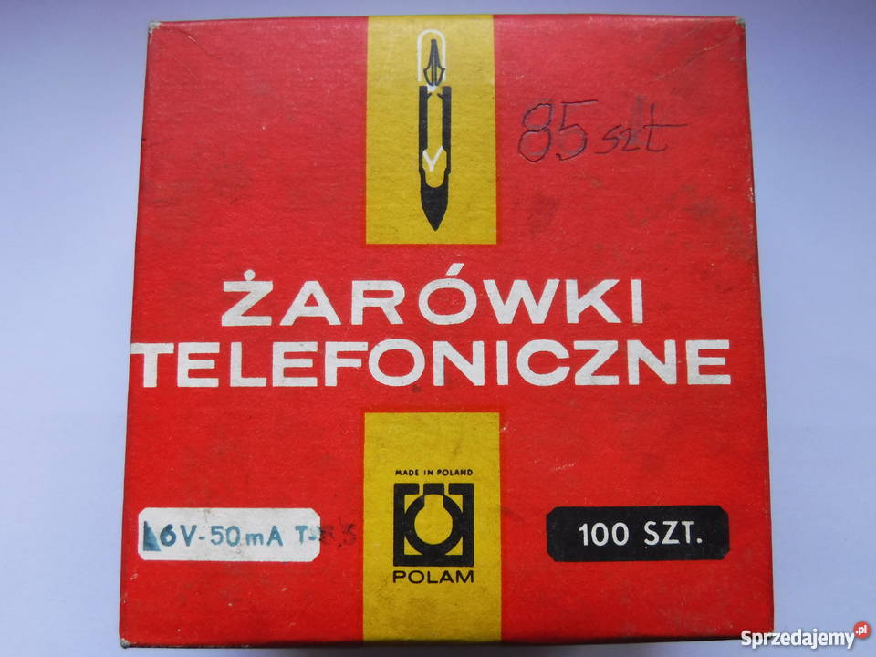 Zarówka telefoniczna 6V 50mA T55 Nowe Szydłowiec