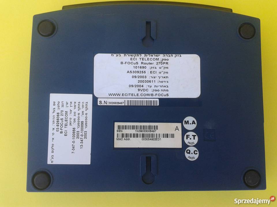ECI TELECOM BFOCuS Router 270PR Skierbieszów