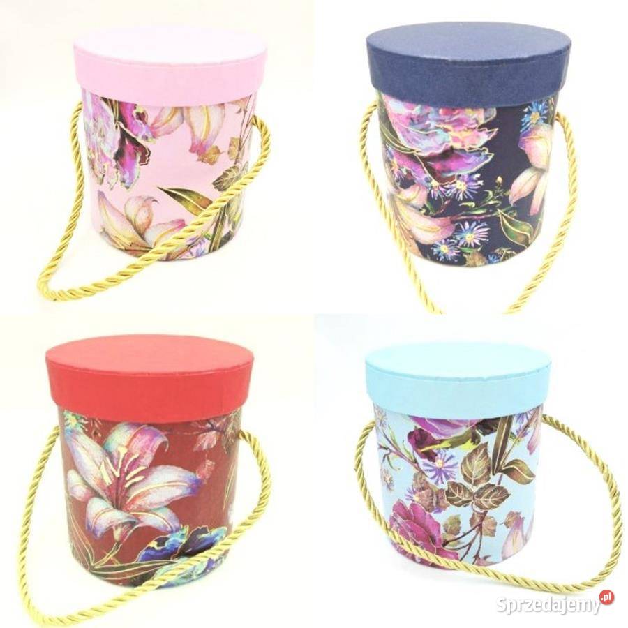 Pudełko kartonowe FLOWER BOX mix kolorów wielkopolskie Poznań