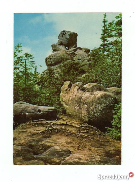 GÓRY STOŁOWE DIABELSKI PIEC POCZTÓWKA świętokrzyskie Krynki