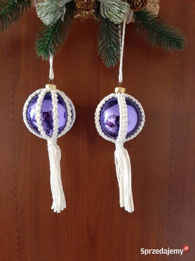 Dekoracja świąteczna do powieszenia boho makrama Boże Narodzenie Bydgoszcz