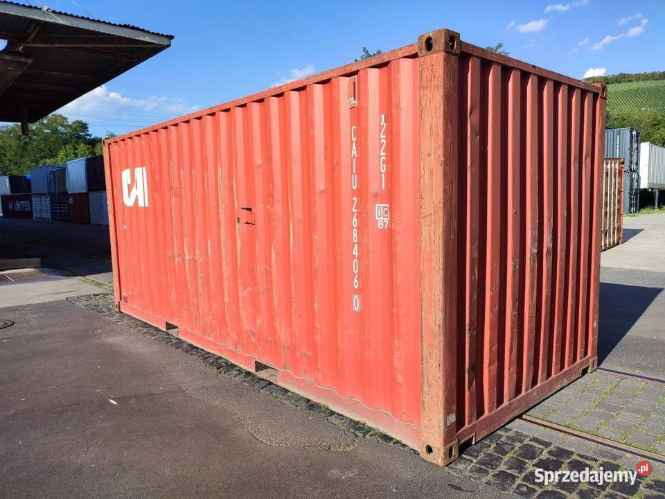 Kontener morski magazynowy 20DV 6 metrowy Trzebiatów