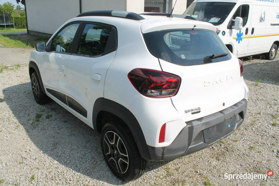 Dacia spring biały wielkopolskie Ostrów Wielkopolski