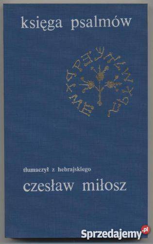 Księga psalmów Miłosz Szczecin sprzedam