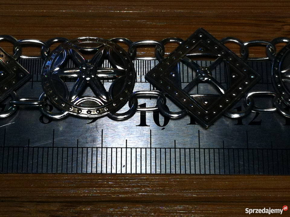 Przepiękna stara rosyjska srebrna bransoletka srebrne lubelskie Lublin sprzedam