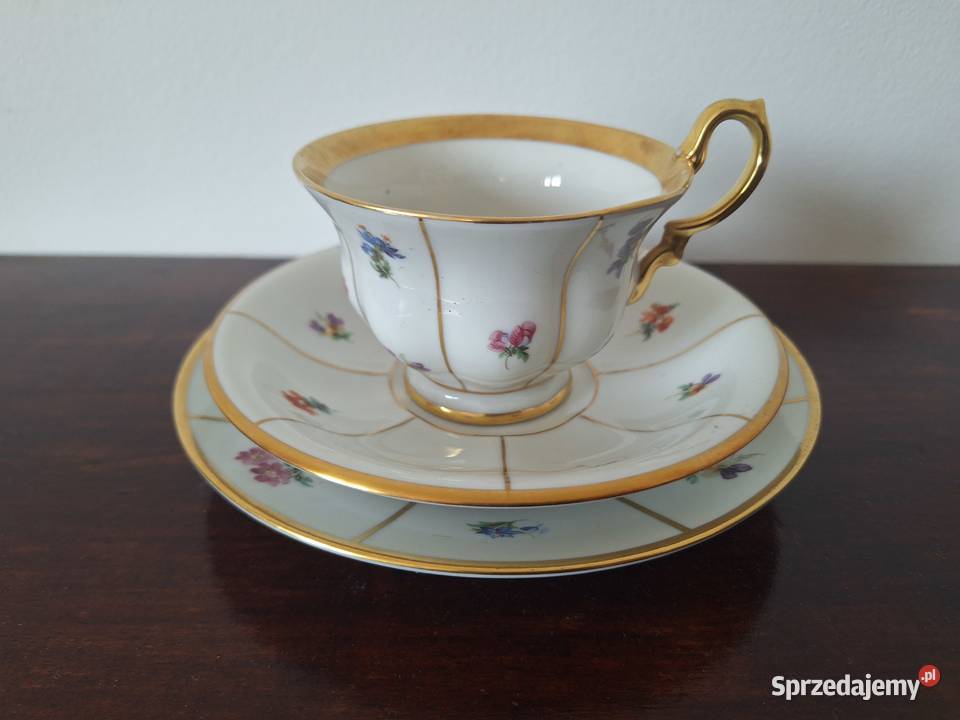Carl Tielsch CT NForm Trio Filiżanka spodek Porcelana i szkło Gdańsk sprzedam