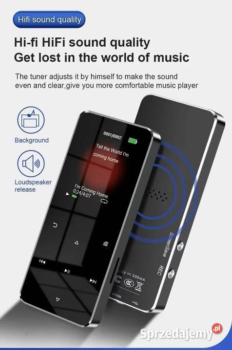 NOWY ODTWARZACZ MUZYKI MP3 RADIO DYKTAFON KOLOR Elektronika Radom