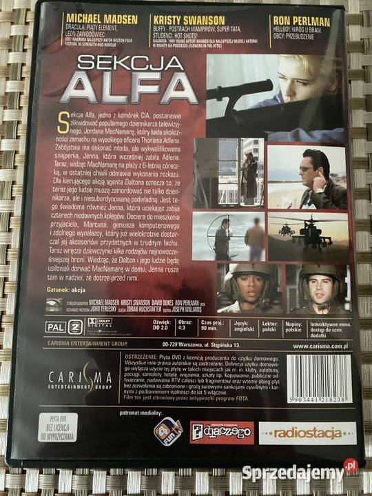 SEKCJA ALFA film na płycie dvd Warszawa