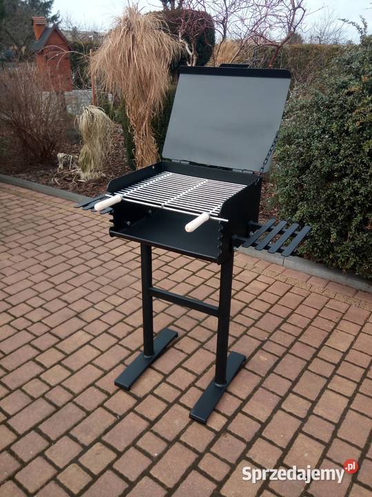 Grill ogrodowy blacha 4 mm 2 standardowe tacki