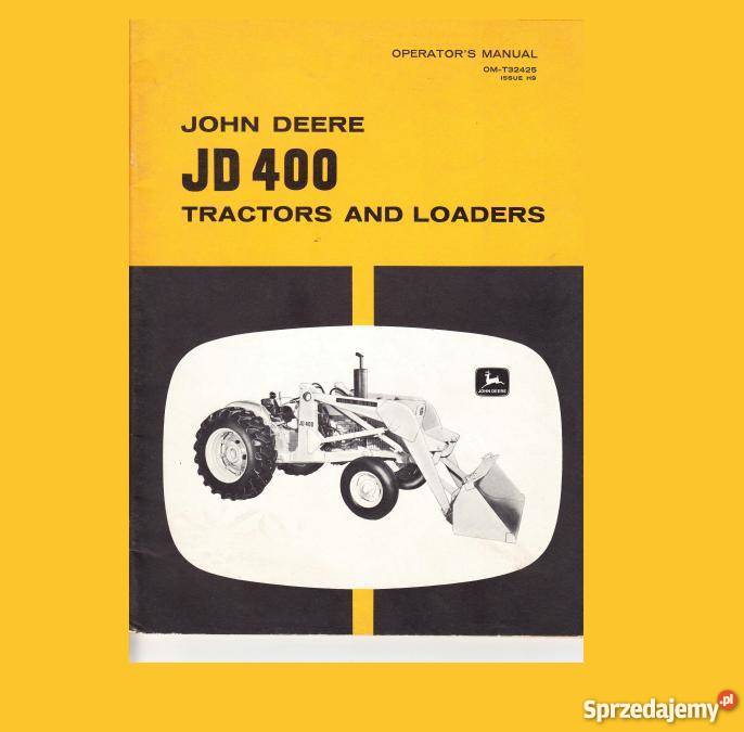 John Deere 410 415 420 425 430 435 instrukcja sprzedam