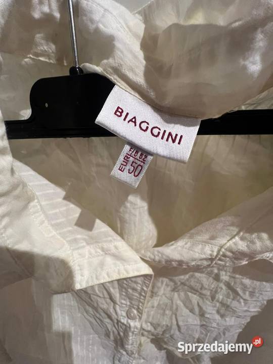 Delikatna biała koszula Biaggini XLXXL Gdańsk